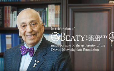 A Thank-you from the Beaty Biodiversity Museum